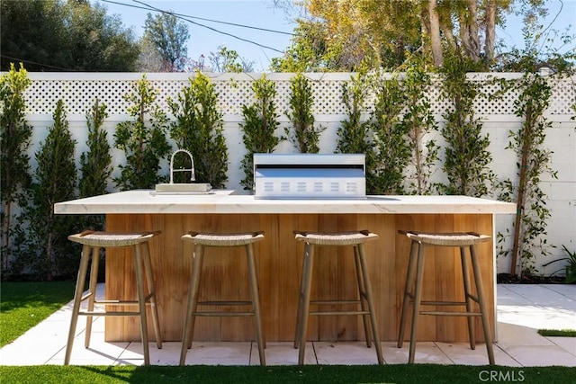22640 Clarendon St, Woodland Hills, CA 91367 - fenced backyard with a patio