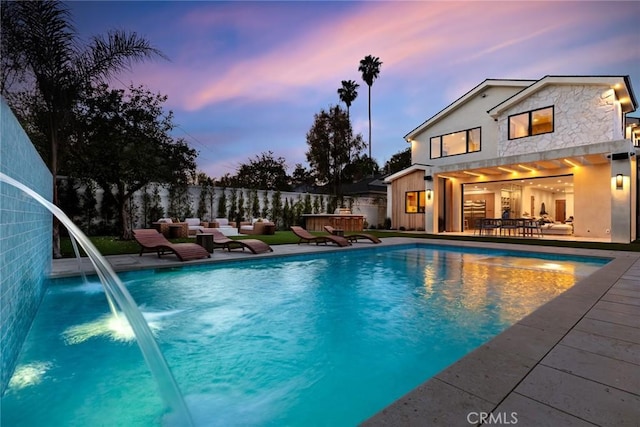 22640 Clarendon St, Woodland Hills, CA 91367 - view of pool with a patio area
