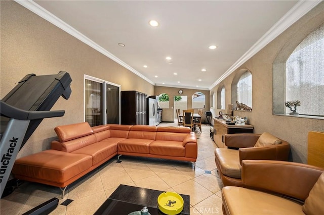 10610 Oak Tree Way, Sunland, CA 91040 - lobby with recessed lighting and ornamental molding