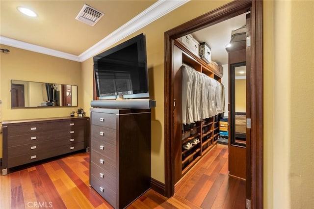 10610 Oak Tree Way, Sunland, CA 91040 - spacious closet featuring dark wood-type flooring