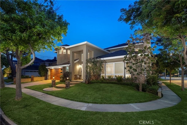 3141 Hillrose Dr, Rossmoor, CA 90720 - view of front of house with a front lawn and stucco siding