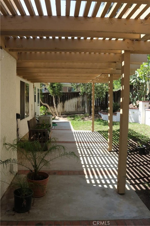 26693 Spotted Pony Dr, Corona, CA 92883 - view of patio / terrace with a pergola