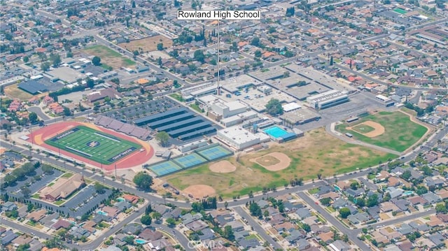2215 Calmette Ave, Rowland Heights, CA 91748 - aerial overview of property's location