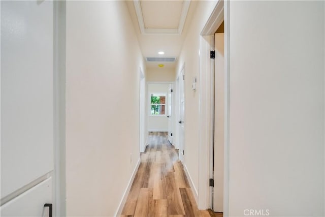 9331 Hunt Ave, South Gate, CA 90280 - hallway with light wood finished floors and baseboards