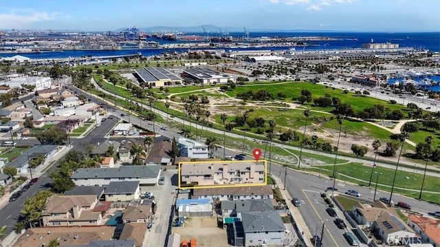 320 W 19th St Unit 1, San Pedro, CA 90731 - aerial view of property and surrounding area with a nearby body of water and a marina