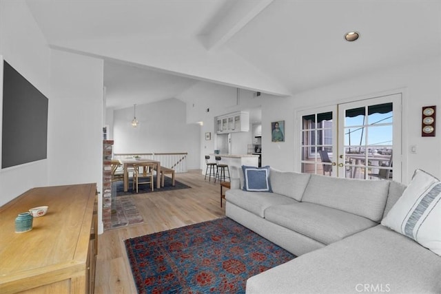 320 W 19th St Unit 1, San Pedro, CA 90731 - living room featuring wood finished floors