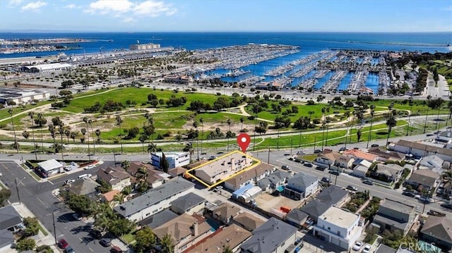 320 W 19th St Unit 1, San Pedro, CA 90731 - drone / aerial view of a marina and a nearby body of water