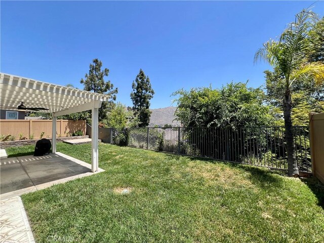 5890 Kendrick Dr, Riverside, CA 92507 - view of yard featuring a pergola and a patio
