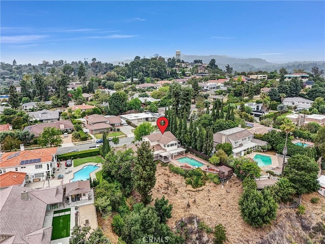 1512 Camino Lindo, South Pasadena, CA 91030 - drone / aerial view of a pool area