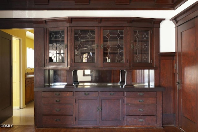 4214 Griffin Ave, Los Angeles, CA 90031 - bar area featuring a sink and wood finished floors