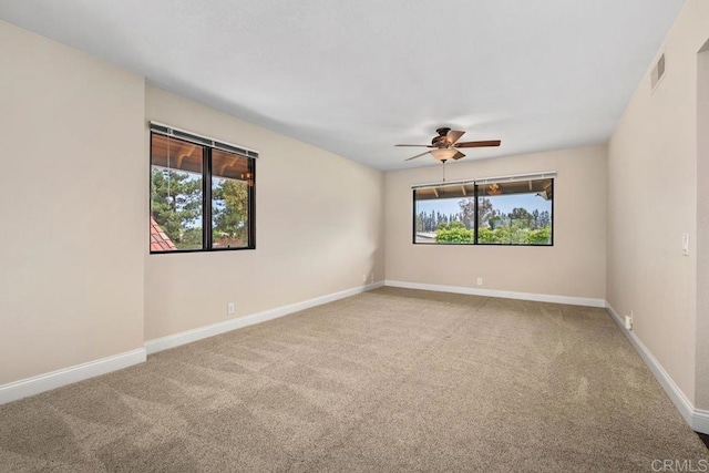 6 Cape Cod, Irvine, CA 92620 - carpeted spare room featuring ceiling fan and baseboards