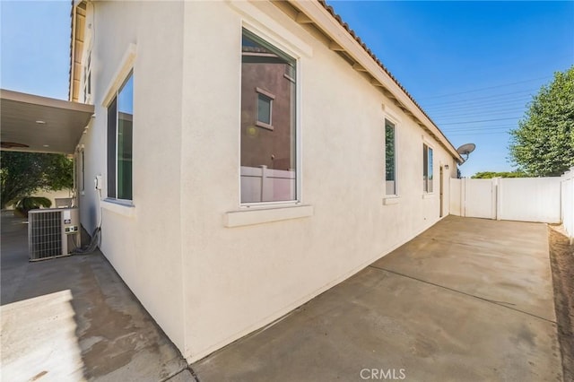 1172 Cedar Hollow Rd, Beaumont, CA 92223 - view of property exterior with a patio and stucco siding
