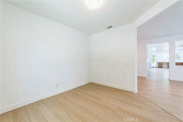 1172 Cedar Hollow Rd, Beaumont, CA 92223 - spare room with light wood finished floors and baseboards