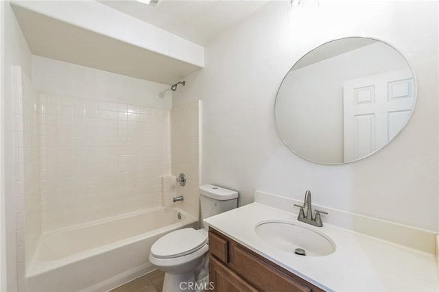 1172 Cedar Hollow Rd, Beaumont, CA 92223 - bathroom with vanity and tub / shower combination