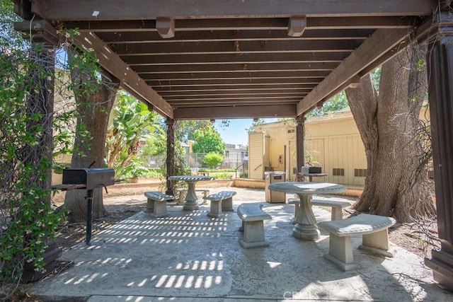 18350 Hatteras St Unit 169, Tarzana, CA 91356 - view of patio / terrace with outdoor dining area