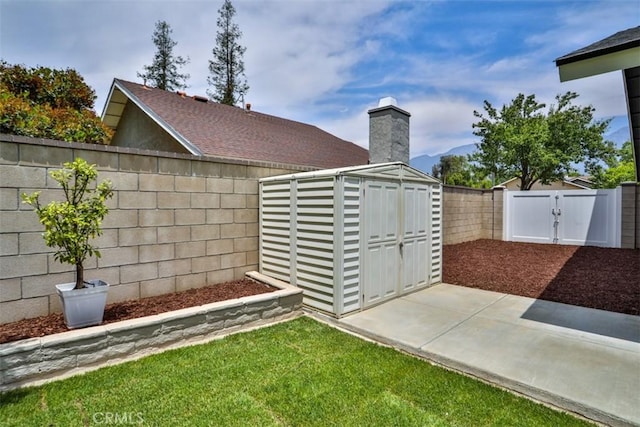 10249 Candlewood St, Rancho Cucamonga, CA 91730 - fenced backyard featuring a gate and a patio