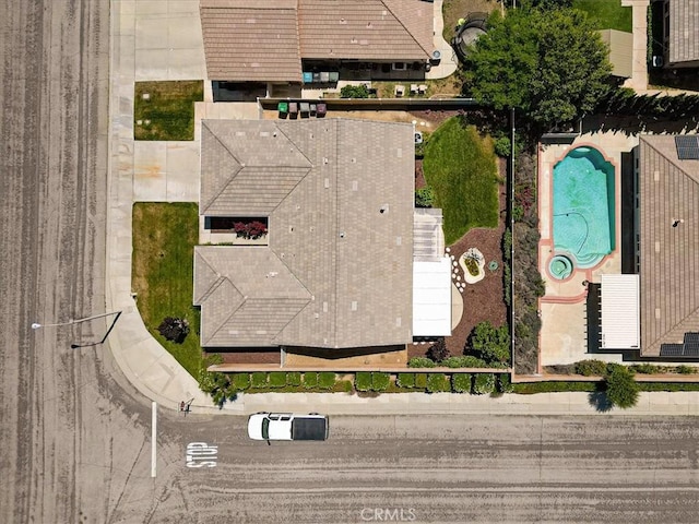 1467 Hunter Moon Way, Beaumont, CA 92223 - aerial view of a pool