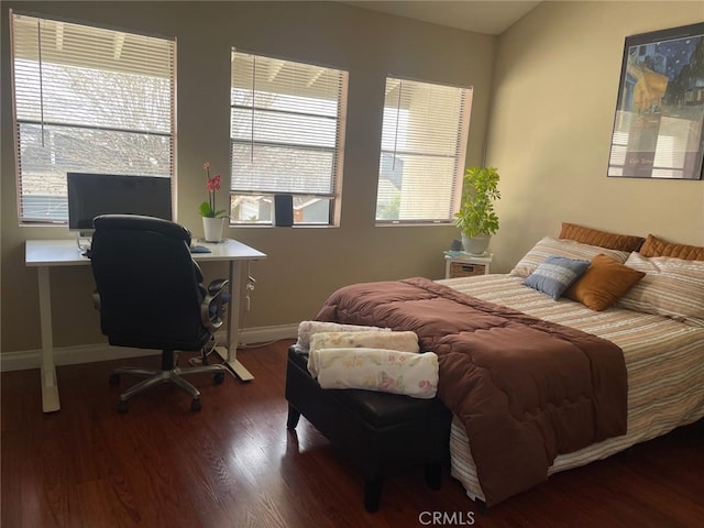 404 Brighton Spgs, Costa Mesa, CA 92627 - bedroom with wood finished floors, baseboards, and an office area