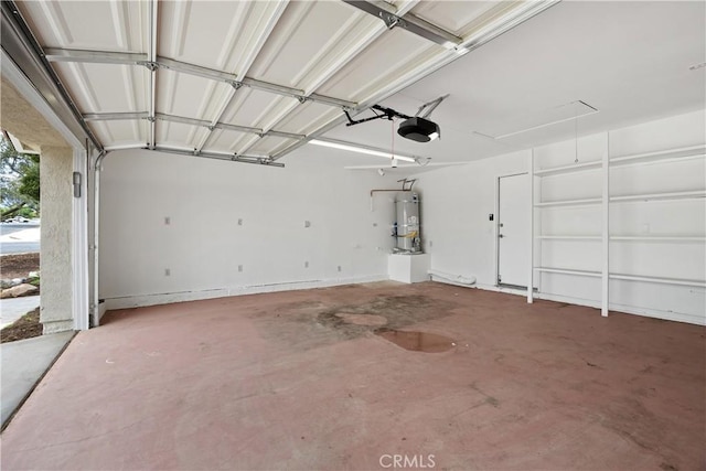 1348 Sandia St, Corona, CA 92882 - garage with water heater and a garage door opener