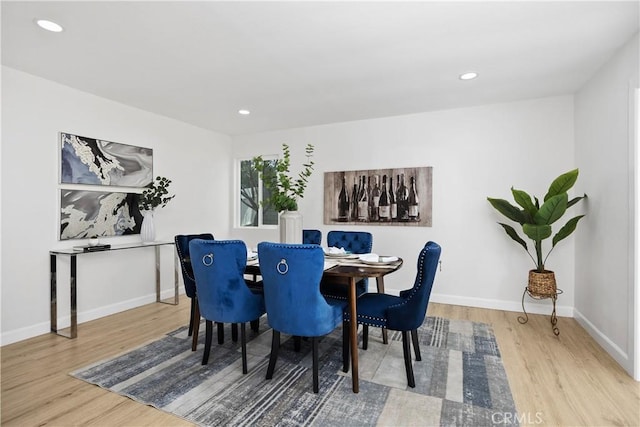 1348 Sandia St, Corona, CA 92882 - dining area with wood finished floors, recessed lighting, and baseboards