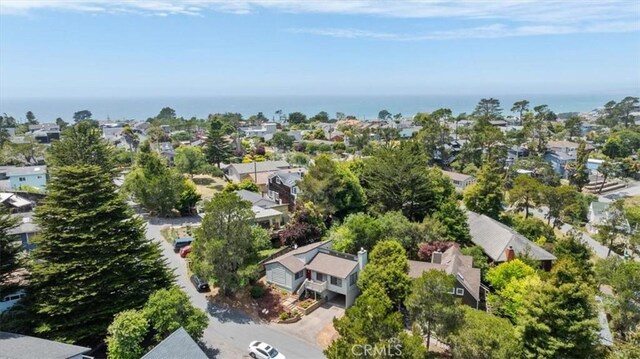 645 Worcester Dr, Cambria, CA 93428 - aerial perspective of suburban area featuring a nearby body of water