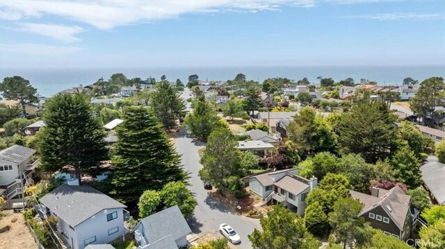 645 Worcester Dr, Cambria, CA 93428 - aerial view of residential area featuring a large body of water