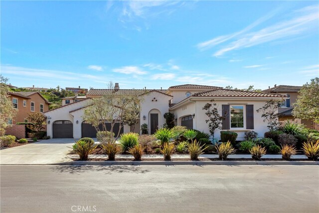 29310 Paseo Palmar, San Juan Capistrano, CA 92675 - mediterranean / spanish home with a garage, driveway, stucco siding, and a tile roof