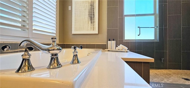 29310 Paseo Palmar, San Juan Capistrano, CA 92675 - bathroom view of tiled shower and a sink