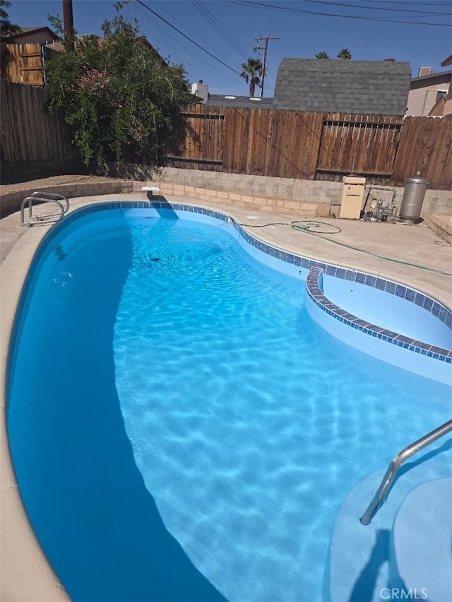 1512 Forane, Barstow, CA 92311 - view of pool featuring a fenced backyard and a patio