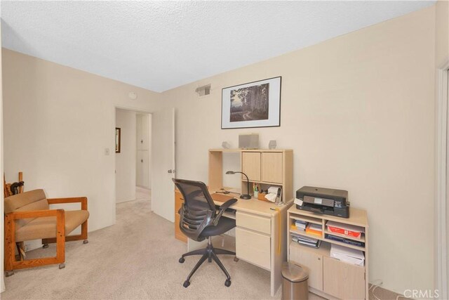 2006 W 180th Pl, Torrance, CA 90504 - office area with light colored carpet and a textured ceiling