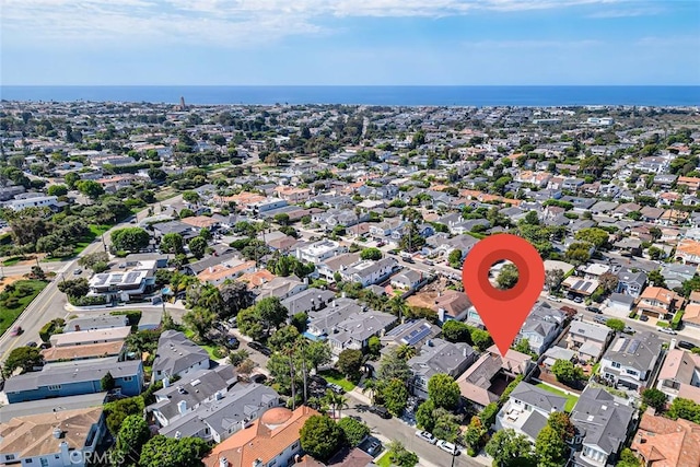 2917 N Poinsettia Ave, Manhattan Beach, CA 90266 - aerial view of residential area featuring a large body of water