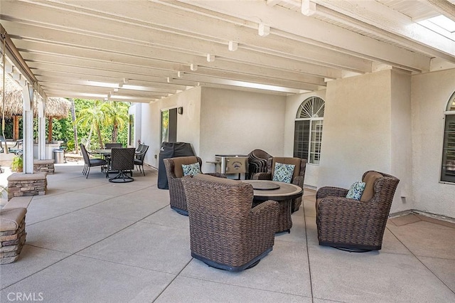 1459 W Quince Ct, Ontario, CA 91762 - view of patio with outdoor dining area and outdoor lounge area
