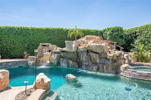 1459 W Quince Ct, Ontario, CA 91762 - view of swimming pool with an in-ground hot tub