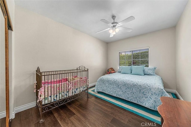 1459 W Quince Ct, Ontario, CA 91762 - bedroom with wood finished floors, baseboards, and ceiling fan