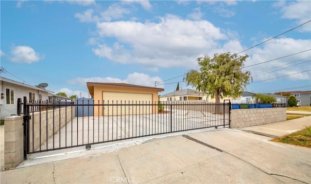 1442 W 220th St, Torrance, CA 90501 - view of front facade with a fenced front yard, a gate, and a residential view