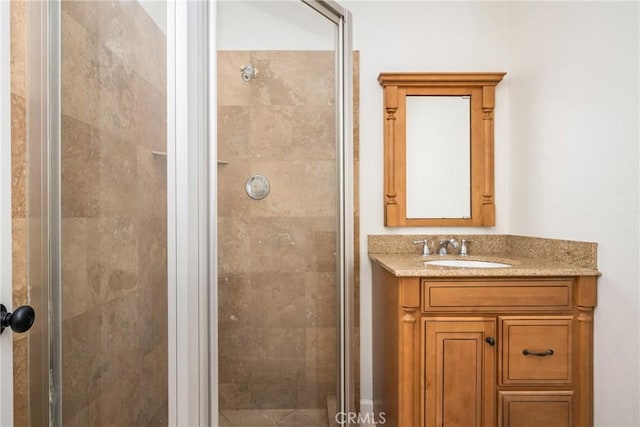 16481 Valle Vista Way, Riverside, CA 92506 - full bath featuring a shower stall and vanity
