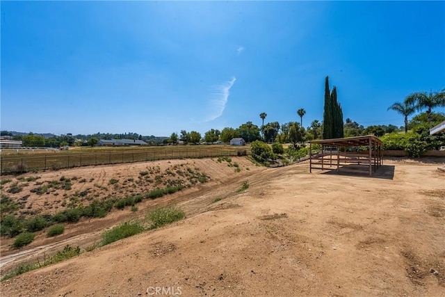 16481 Valle Vista Way, Riverside, CA 92506 - view of yard with a view of rural / pastoral area