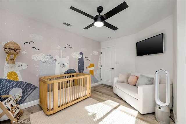 4852 W 129th St, Hawthorne, CA 90250 - bedroom featuring wood finished floors and ceiling fan