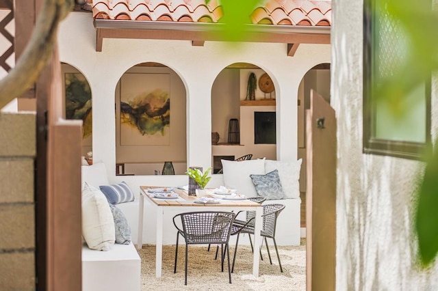 3728 Wawona Dr, San Diego, CA 92107 - view of patio / terrace featuring outdoor dining space
