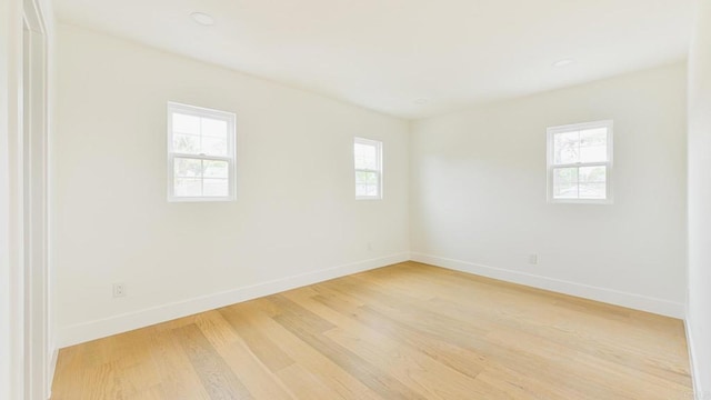 3728 Wawona Dr, San Diego, CA 92107 - empty room with baseboards and light wood-style floors
