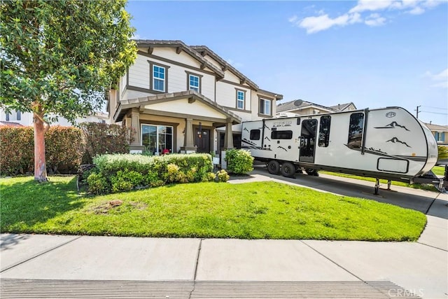 7925 Hemingway Ct, Fontana, CA 92336 - view of front of house with a front yard