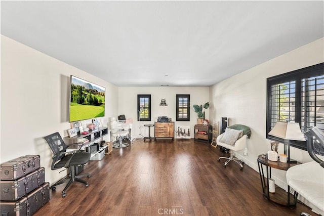 7925 Hemingway Ct, Fontana, CA 92336 - home office featuring wood finished floors