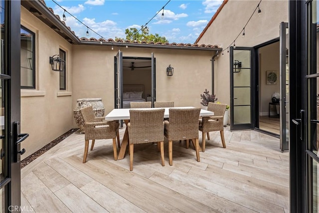 8126 Santaluz Village N, San Diego, CA 92127 - deck with outdoor dining area