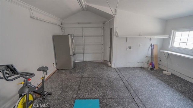 1520 Ohio Ave, Long Beach, CA 90804 - garage featuring freestanding refrigerator