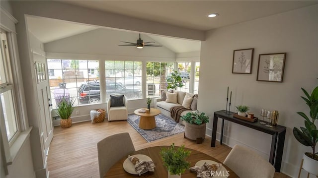 1520 Ohio Ave, Long Beach, CA 90804 - sunroom with vaulted ceiling