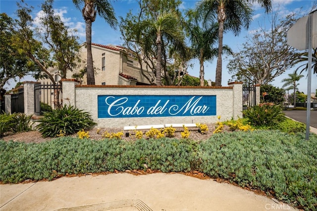 17202 Corbina Ln Unit 206, Huntington Beach, CA 92649 - community / neighborhood sign featuring a gate