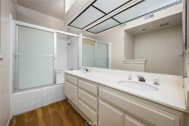 17202 Corbina Ln Unit 206, Huntington Beach, CA 92649 - bathroom featuring double vanity and tiled shower / bath