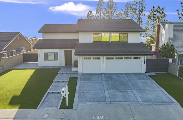 4263 E Ranch Gate Rd, Anaheim Hills, CA 92807 - view of front of property with stucco siding, driveway, and an attached garage