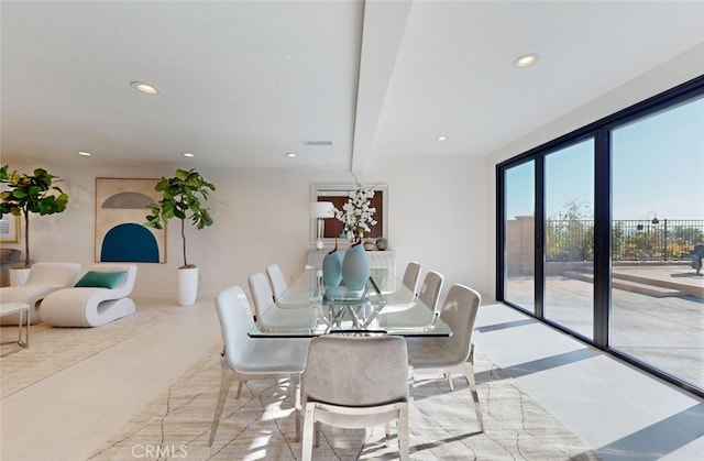 4263 E Ranch Gate Rd, Anaheim Hills, CA 92807 - dining space featuring recessed lighting