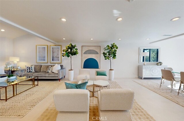 4263 E Ranch Gate Rd, Anaheim Hills, CA 92807 - living area featuring recessed lighting